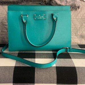 Kate Spade Teal Leather Handbag